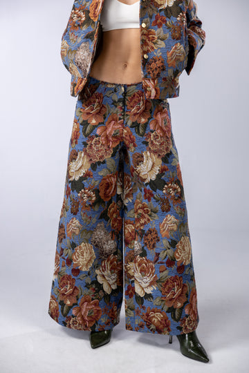 Flower power gobelin pants