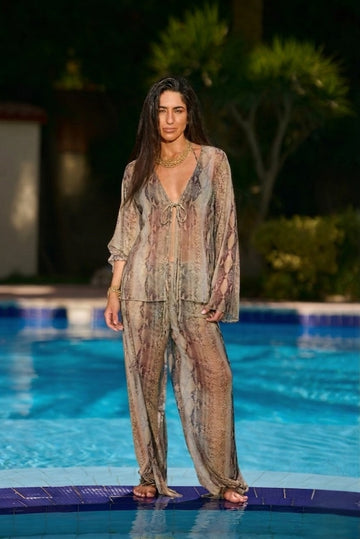 Snake skin print