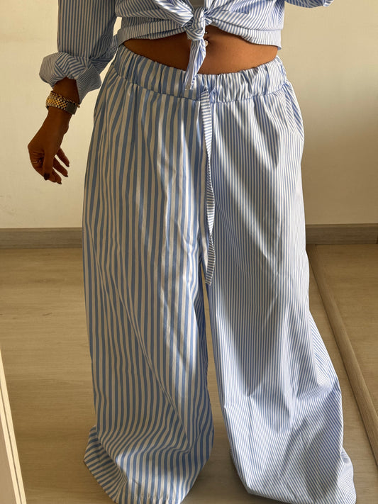 Double strip pants