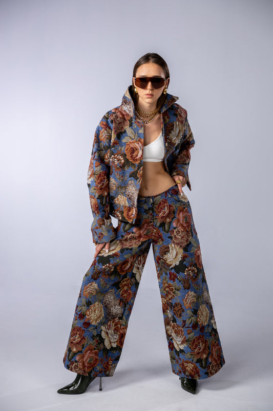 Flower power vintage jacket