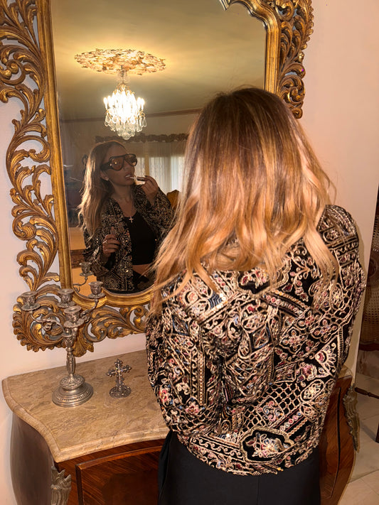 Royal majesty velvet jacket