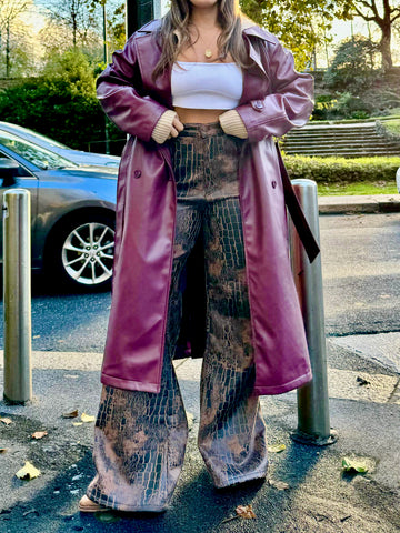 Brown dots pants