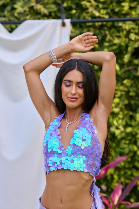 Mermaid halter top