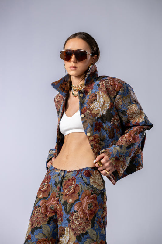 Flower power gobelin pants